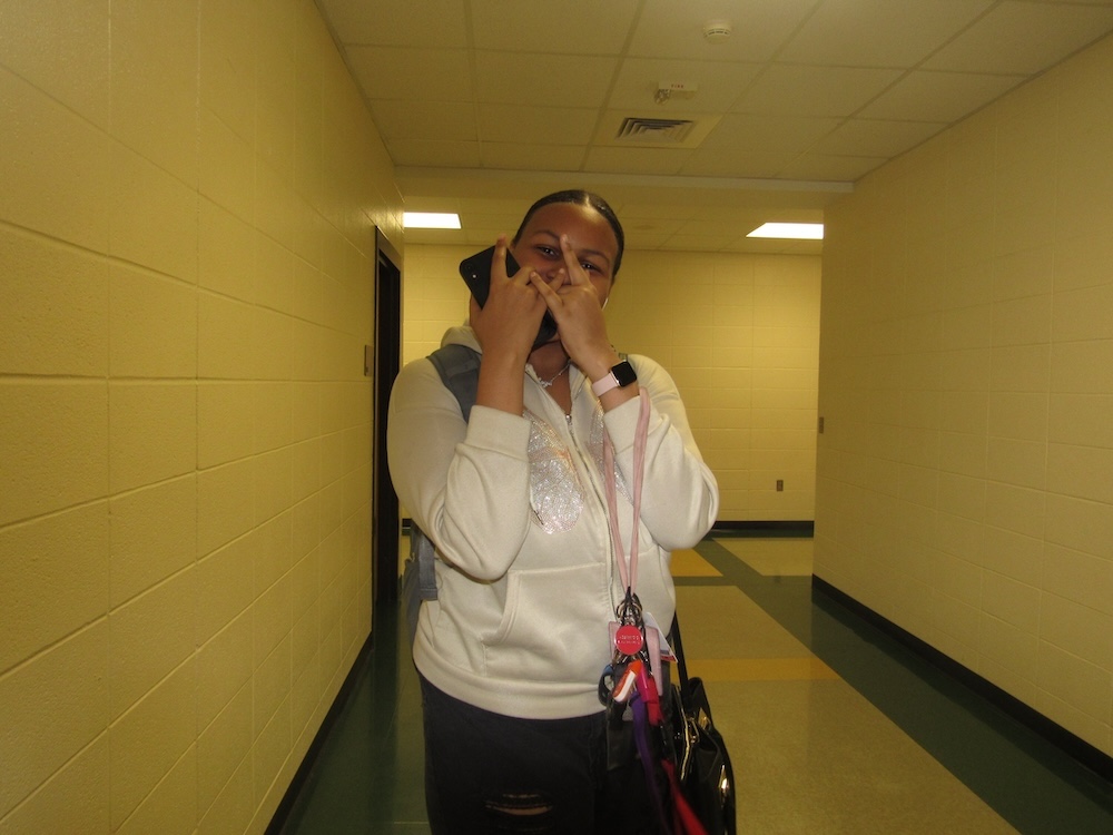 a picture of a girl I knew from the track team.