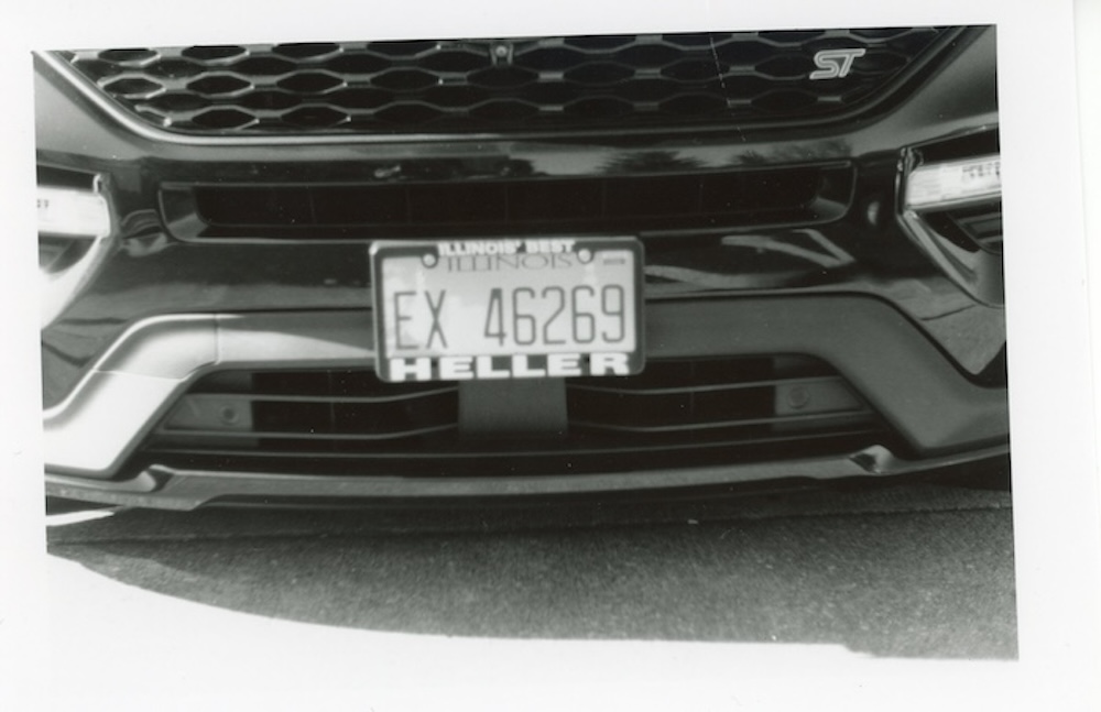 a picture of someones liscense plate.