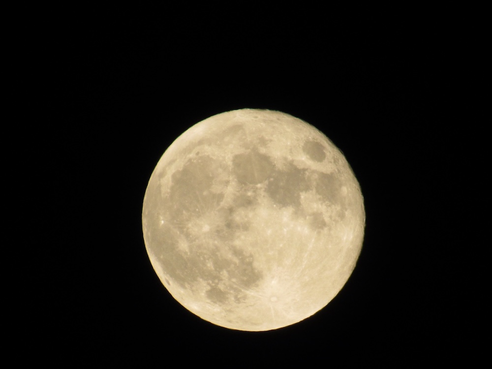 a picture of the moon.